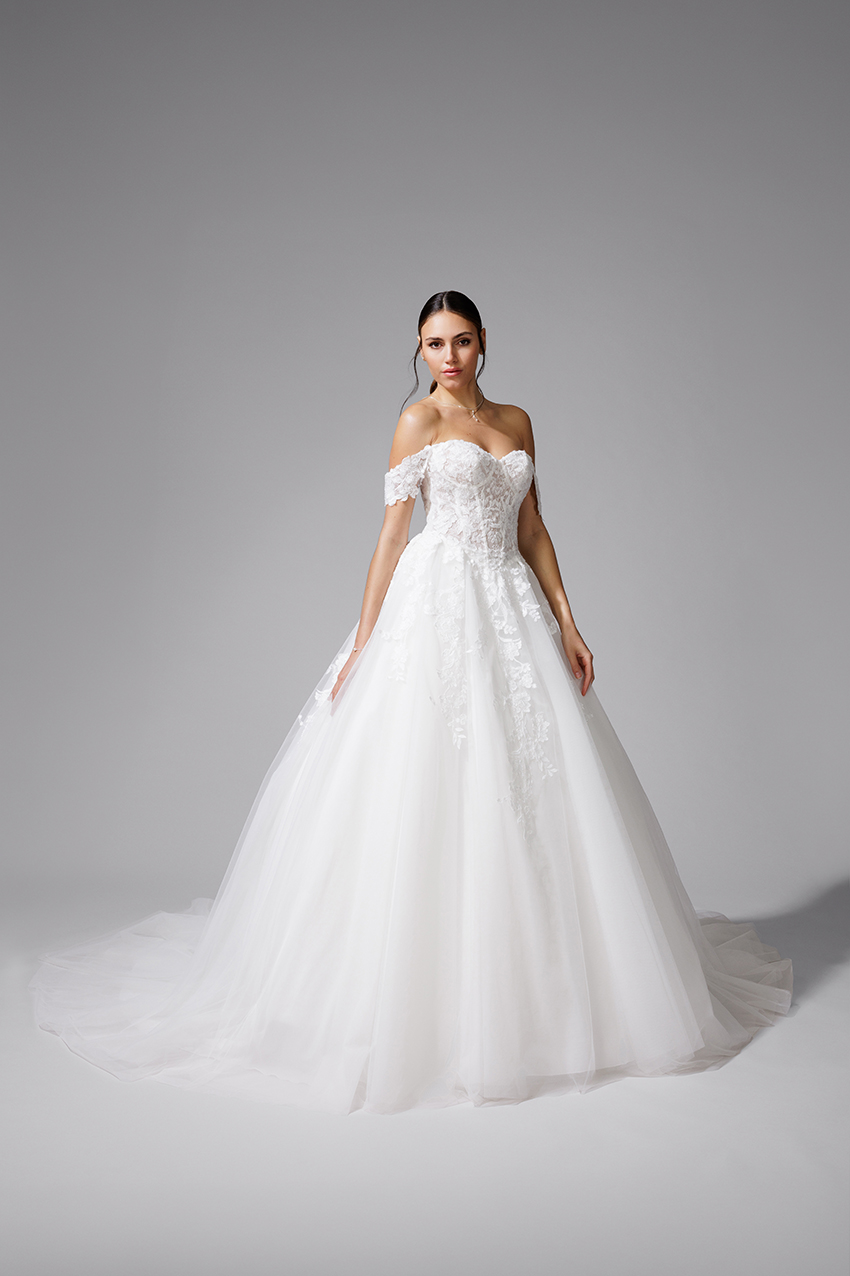 BEL22701_1 copie Robe de mariée BEL22701 Collection BELLA 2027
