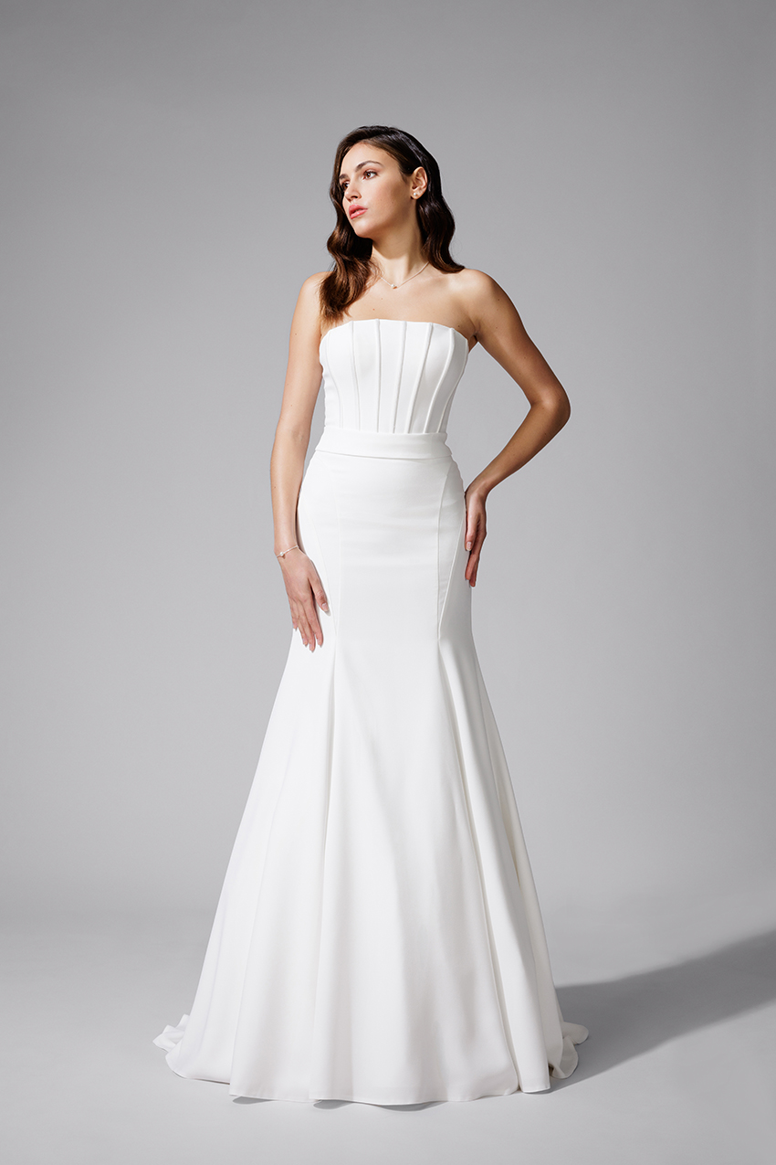 BEL22719_1 copie Robe de mariée BELLA BEL22719 en crêpe